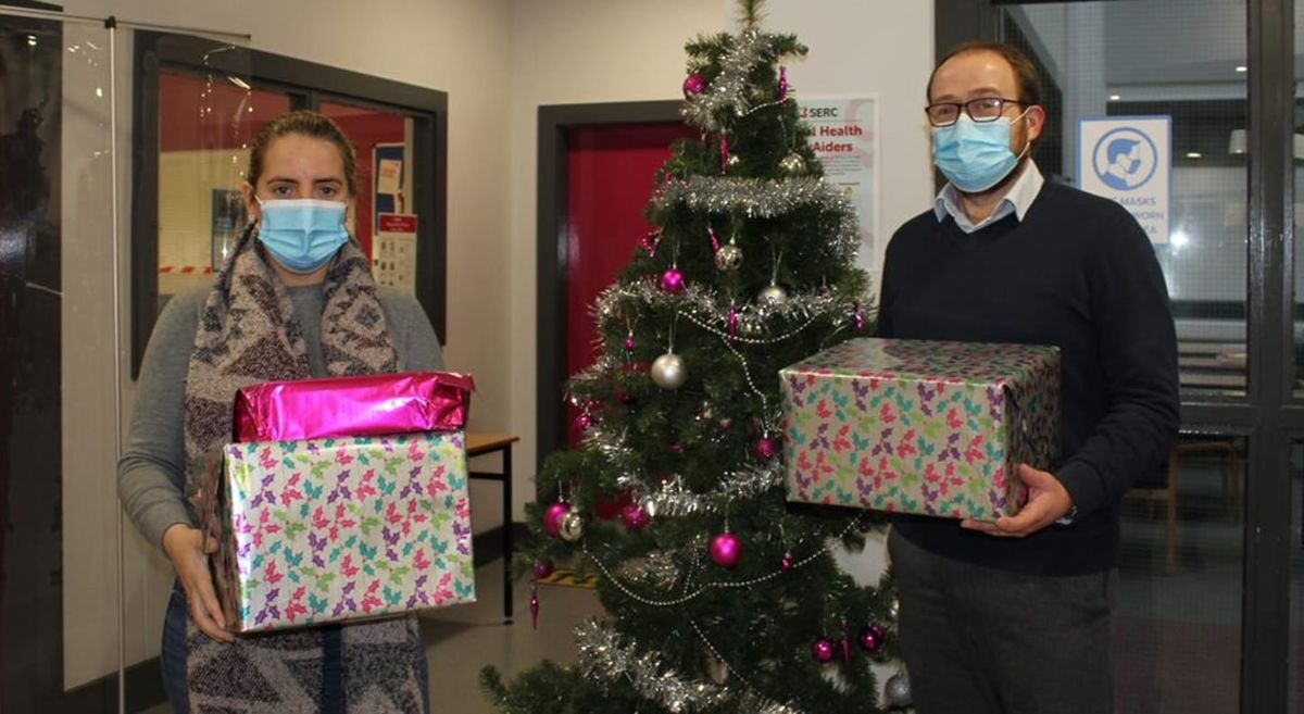 Student Campaign Representative Gemma Diamond and Staff Campaign Representative Roger Duncan